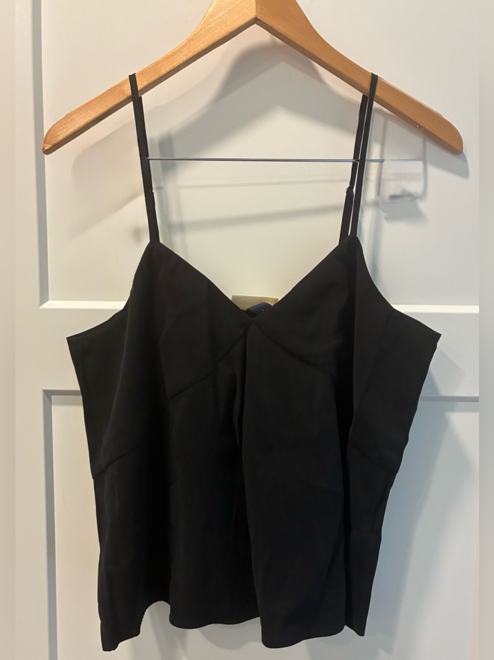 Universal Thread Black V-Neck Spaghetti Strap Cami women large classic